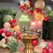 Balloons Arch Kit, 146Pcs Matte Rose Red Tender Pink Macaron Green Yellow Latex Balloon Different Sizes 18 12 10 5